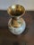 Vintage Mid 20th Century Glazed Brass Vase For Sale - Image 9 of 11