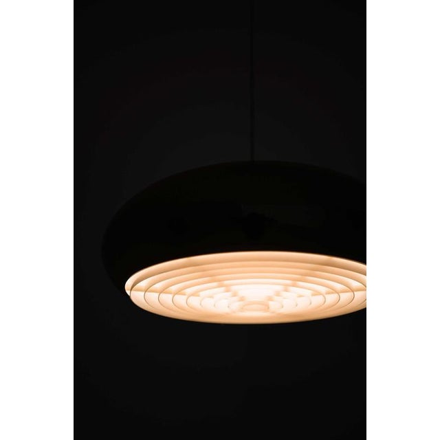 Gold Scandinavian Modern Hanging Lamp in Brass by Bergboms, 1960s For Sale - Image 8 of 9