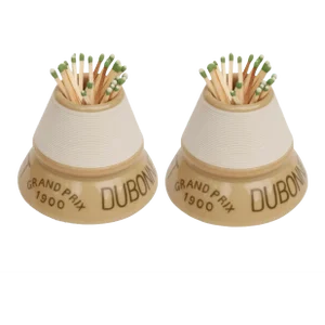 Dubonnet French Ceramic Match Strikers - a Pair