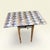 Wood Extendable Italian Table with Diamond Pattern, 1980s For Sale - Image 7 of 8