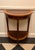 Stunning Crotch Mahogany and Movingue 2 Tier table with 3 legs by Maitland-Smith Originally a round table but this was...