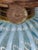 Late 19th Century Rare Thuro Collection Sheldon Swirl Opalescent Kerosene Oil Lamp Blue Reverse For Sale - Image 11 of 18