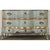 Wood Italian 20th Century Painted & Gilt Chest of Drawers For Sale - Image 7 of 12