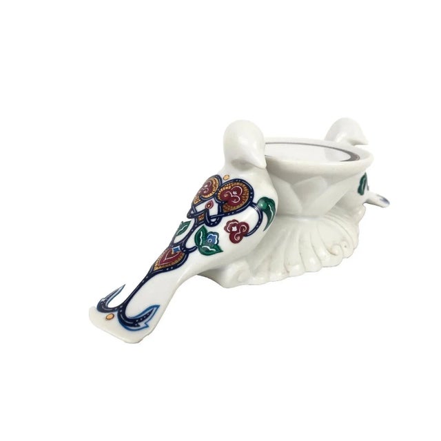 Vintage Byzantium Made in Japan Elizabeth Arden Porcelain Candle Holder For Sale - Image 4 of 8