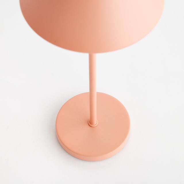 Kenneth Ludwig Chicago Alluna Cordless Led Lamp 14" - Melon For Sale - Image 4 of 7
