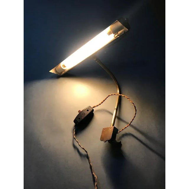 Gold Vintage Library Wall Light For Sale - Image 8 of 12