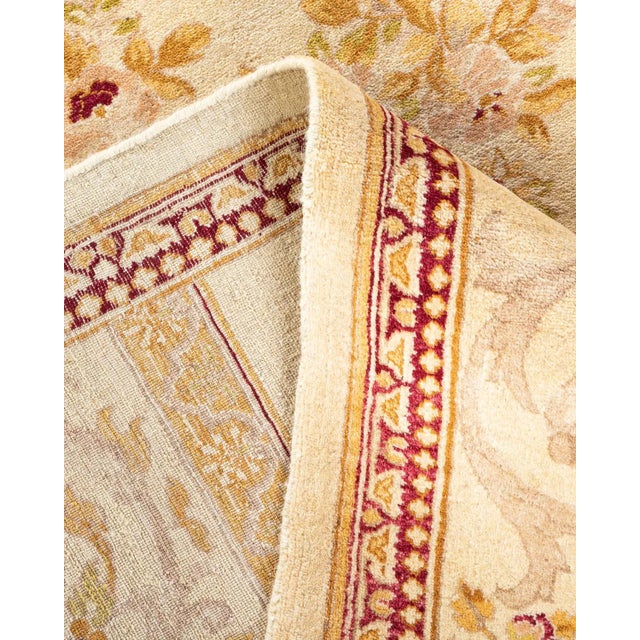 Mogul, One-of-a-Kind Hand-Knotted Area Rug - Ivory, 8' 2" x 10' 4" For Sale In New York - Image 6 of 8