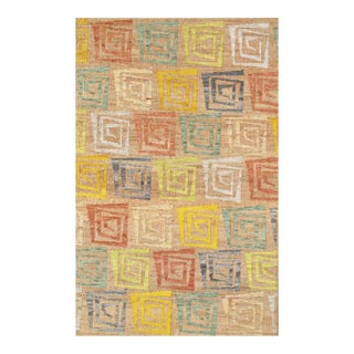 Pasargad Home Modern Camel Area Rug, 5' 0'' X 8' 0'' For Sale