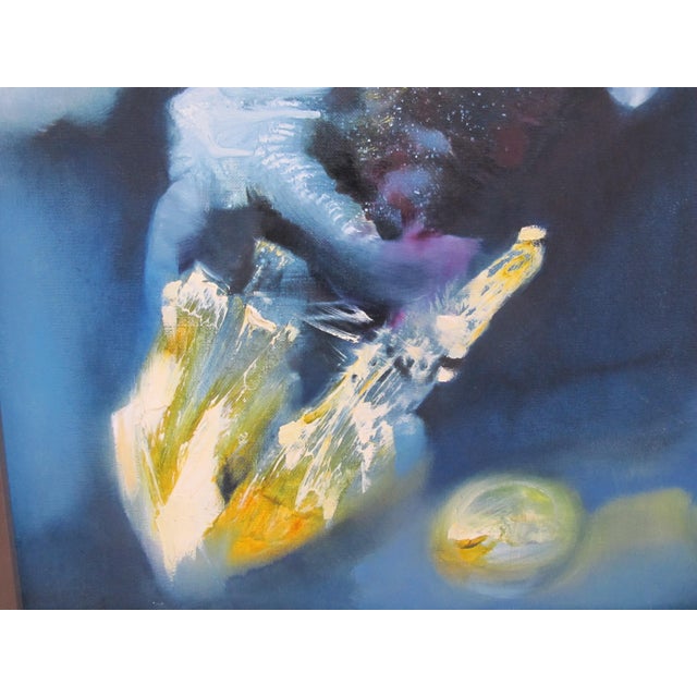 Abstract Cecy Colichon Peruvian Abstract Impasto Modernist Art Oil Painting Dreams I For Sale - Image 3 of 9