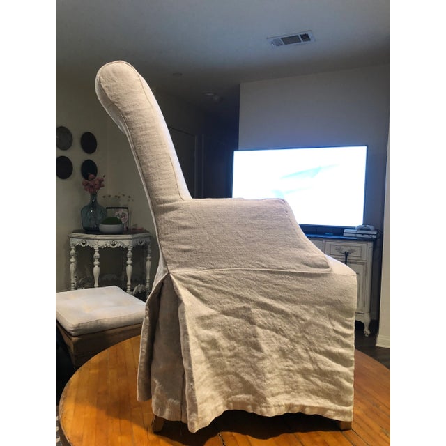 Restoration Hardware Hudson Parson Slipcover Chair Chairish