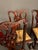 Antique Chippendale Style Mahogany Side Chair Set of 4 With Floral Upholstery, C. 1890 For Sale - Image 10 of 16