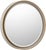 2020s Thomas O'Brien for Visual Comfort Signature Tricia 24" Illuminated Round Mirror in Matte White and Gild For Sale - Image 5 of 12
