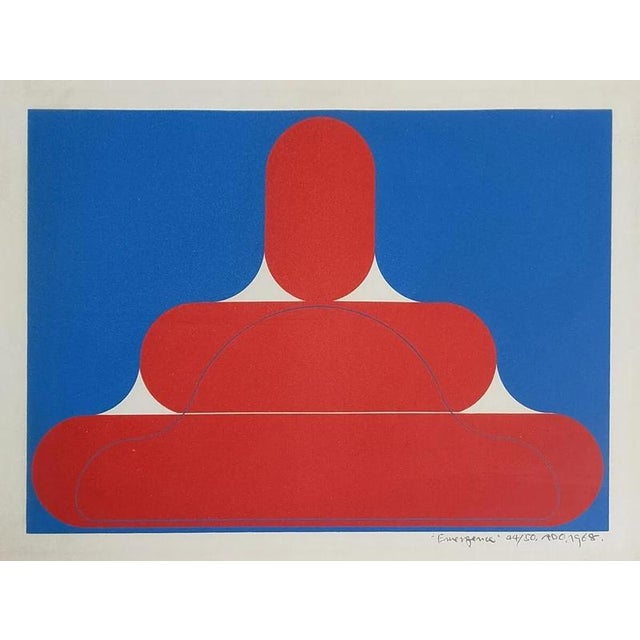 Ado Sato, Emergence, 1968, Print For Sale - Image 3 of 4