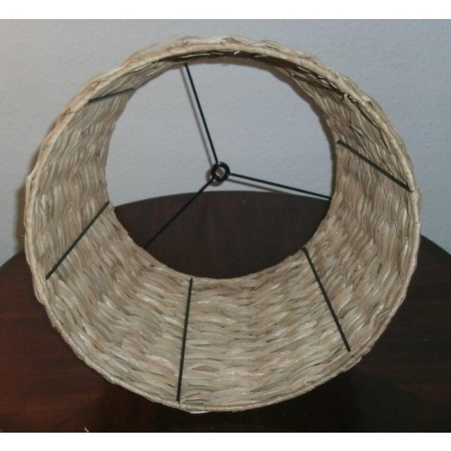Woven Rattan Lamp Shade | Chairish
