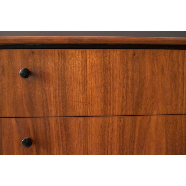 Mid Century Modern Walnut 12-Drawer Dresser by Jack Cartright for Founders Co. For Sale - Image 11 of 18