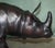 Large Antique Leather Rhino Ottoman by Dimitri Omersa for Libertys of London, 1925 For Sale - Image 3 of 18