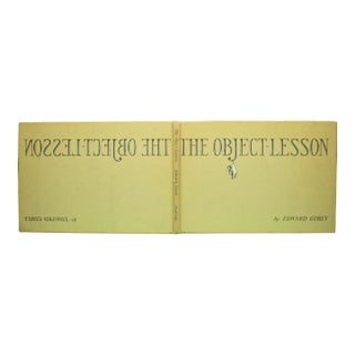 "The Object-Lesson" 1958 Gorey, Edward For Sale