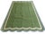 Cotton Scalloped Edge Reversible Rug. Scalloping runs along 6' sides. These special flat-weave dhurries are hand-woven...