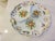 Beautiful vintage I. Godinger white porcelain serving dish featuring a colorful botanical design on face of fruit and...