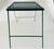 70's Midcentury Modern Mesh Top Outdoor Table, Foot print dimensions 17h x 27.5L x 16.0W. No makers mart. Hunter Green
