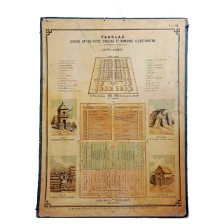 Camp Romana tab.viii Tablet, 1893, Collotype Print For Sale