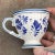 Ceramic Vintage Hand Painted Delft Tea Cups & Saucers- 4 Pieces For Sale - Image 7 of 13