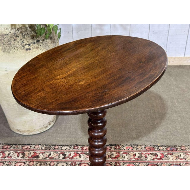 19th Century English Mahogany Side Table For Sale - Image 3 of 11