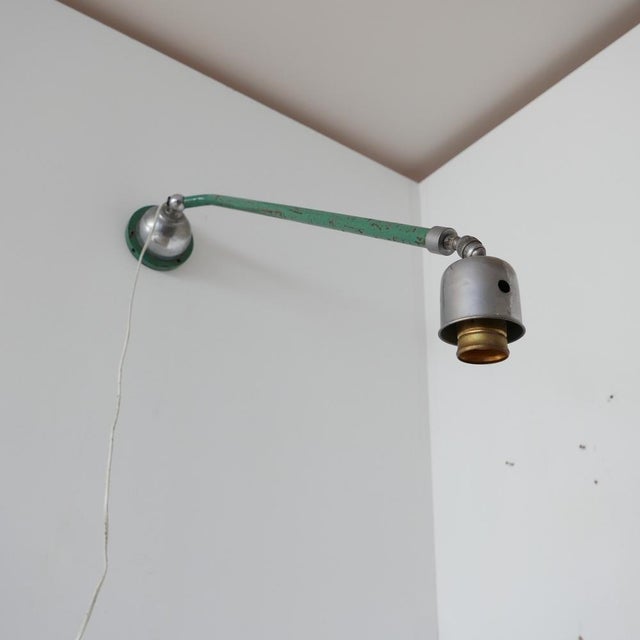 Swedish Industrial Painted Extendable Telescopic Wall Light For Sale - Image 15 of 15