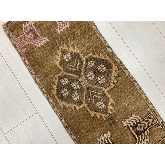 1960s 1960s Geometric Turkish Handknotted Carpet For Sale - Image 5 of 5