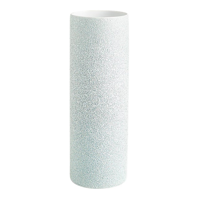 Contemporary Cyan Design Fiji Open Mouth Vase For Sale