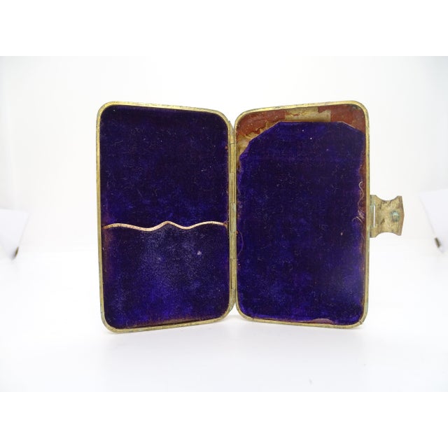 Napoleon III Cigarette Case or Jewelry Box in Gilt Silver, France, 19th Century For Sale - Image 11 of 17