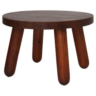 Danish Modern Stained Oak Side Table attributed to Otto Færge, Denmark, 1940s For Sale