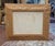 Find large beautiful oil painting in a custom made sculpted frame. The painting depicts a barn in the country during...