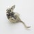 Vintage Italian Handmade Field Mouse Miniature in Silver 800, Florence, 1970s For Sale - Image 6 of 12