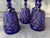 Vintage Cobalt Blue Goblets Set of 5 For Sale - Image 15 of 16