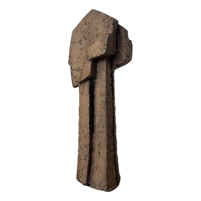 Chamotte Abstract Sculpture, France, 1960s For Sale