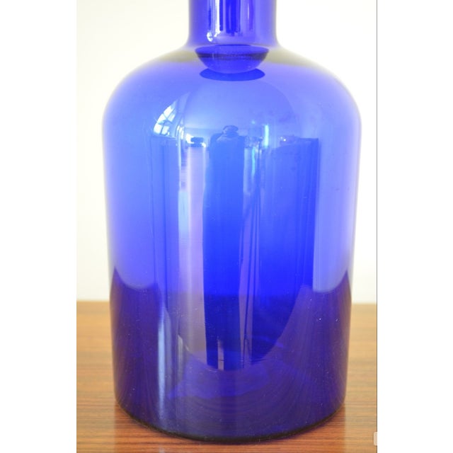 Holmegaard Floor Vase by Otto Brauer for Holmegaard, 1960s For Sale - Image 4 of 5