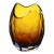 ARTEL Glacier Vase, Amber For Sale