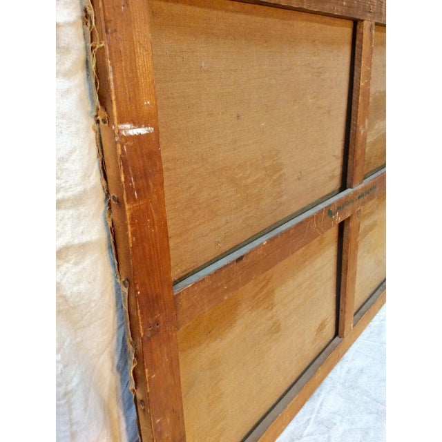 Late 1800s French Nautical Oil on Canvas Painting For Sale - Image 10 of 13