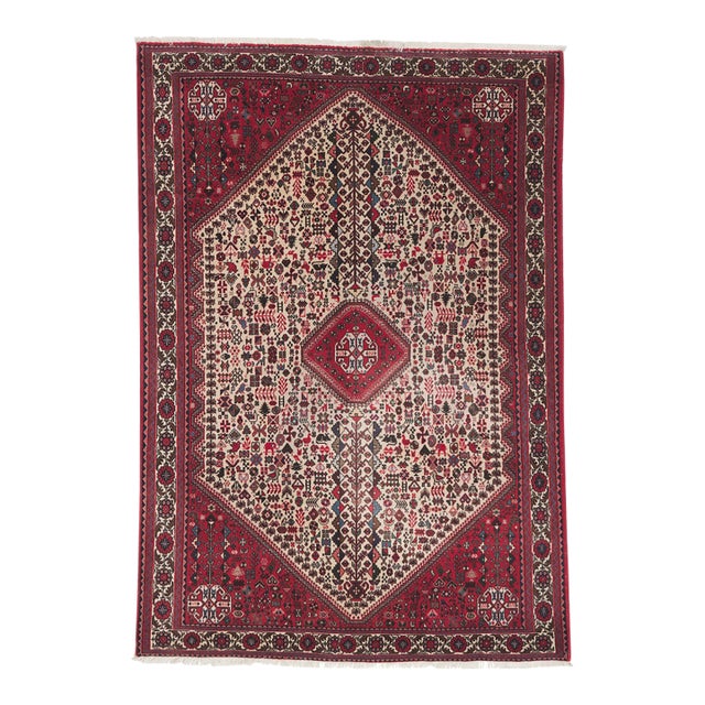 Vintage Persian Afshar Rug, 05'09 X 08'03 For Sale