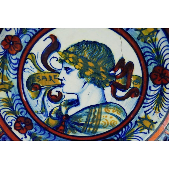 Vintage Ceramic Plates, 1920s, Set of 2 For Sale - Image 16 of 18