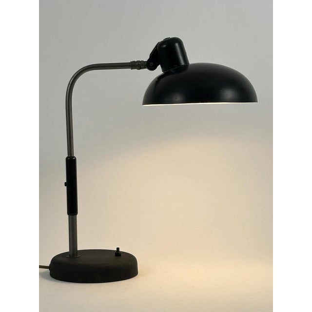 Elegant bauhaus / modernist table lamp or desk light. Adjustable, rotating and removable lamp shade. Designed and...