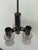 Black Italian Pendant Light in Glass and Steel from Targetti, 1970s For Sale - Image 8 of 18