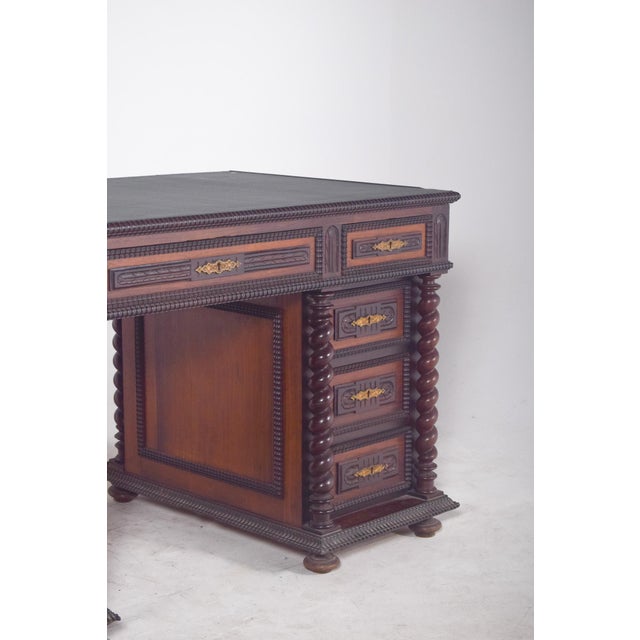 Antique Portuguese Twisted and Shaken Desk For Sale - Image 3 of 16