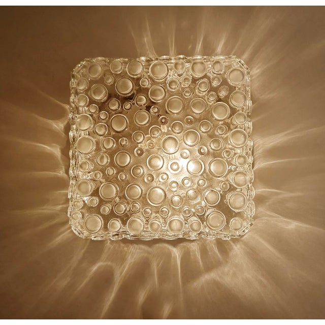 1970s Vintage Bubble Glass Flush Mount from Erco, 1970s For Sale - Image 5 of 15