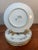 French Country 1980s Royal Limoges Persian Rouge Porcelain Appetizer Plates Set of 5 For Sale - Image 3 of 8
