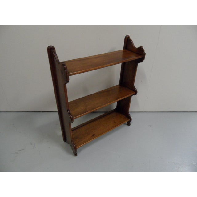 Wood Dutch Hang Rack in Walnut For Sale - Image 7 of 9
