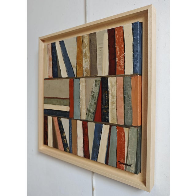Contemporary Affinités Littéraires, Contemporary Oil Painting, Framed by Sophie Dumont For Sale - Image 3 of 9