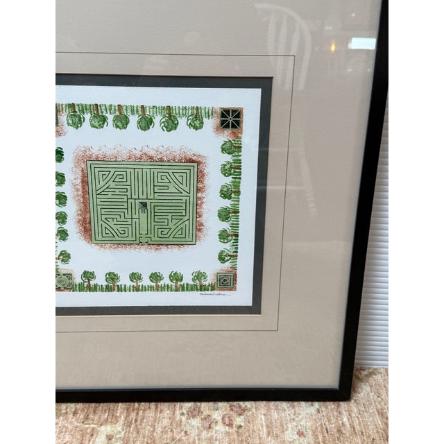 Design Plus Gallery presents "Mazes I" Print by Barbara Embree. The print was distributed by Soicher-Marin and was from an...