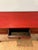 1970s Vintage Distressed Red Chinoiserie Console Table For Sale - Image 9 of 12